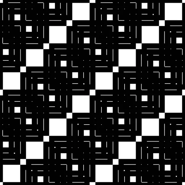 デザイン シームレスな白黒幾何学模様 ジグザグの抽象的な背景 ベクター アート — ストックベクタ