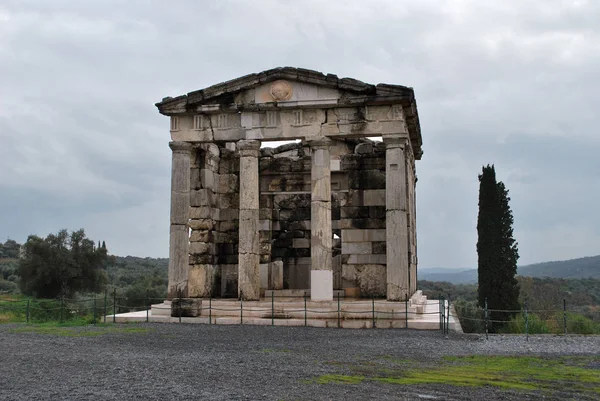 Templo Antigo Antigo Messene Grécia — Fotografia de Stock