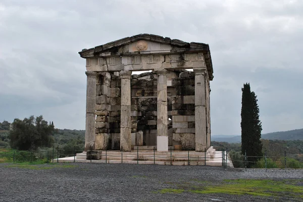 古代ギリシア都市メッセネ ギリシャの古代寺院 — ストック写真