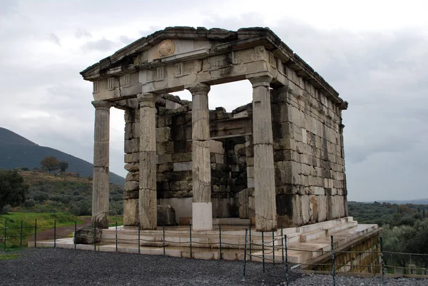 Antico Tempio Nell Antico Messene Grecia — Foto Stock