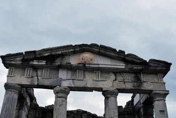 Templo Antigo Antigo Messene Grécia — Fotografia de Stock