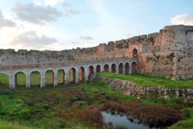 Bağlantı noktası şehir Methoni, Hıristiyani, Yunanistan Methoni Castle
