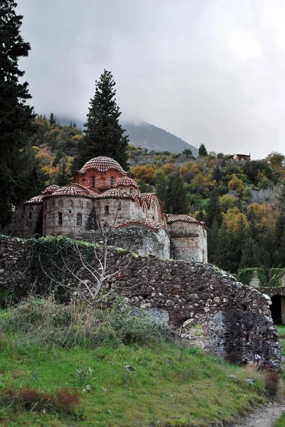 ギリシャ ビザンチンの古代町 Mistras — ストック写真