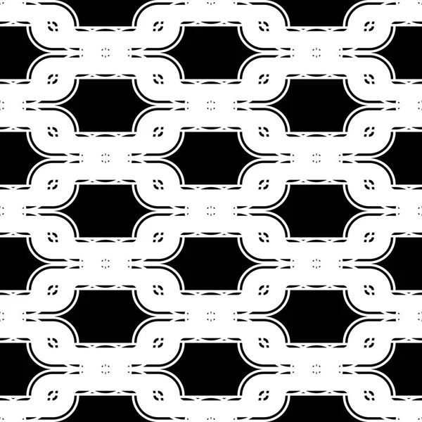 Design Seamless Monochrome Waving Pattern Abstract Background Vector Art — Stock Vector