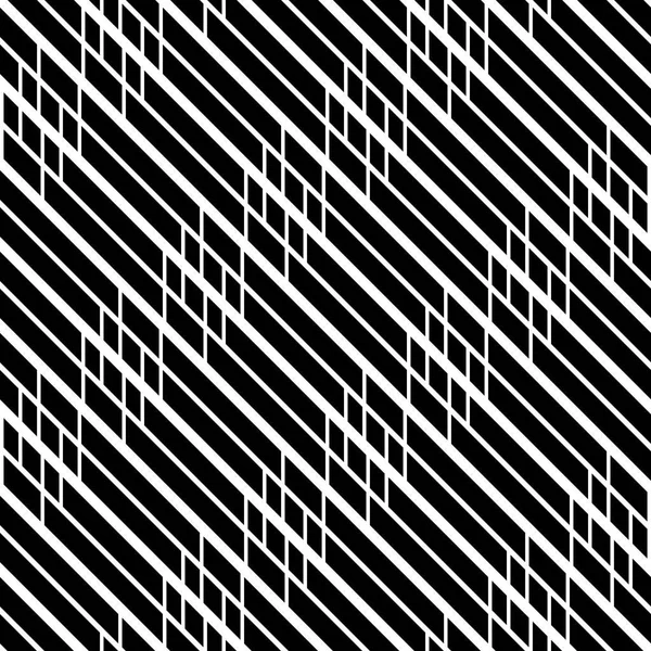 Diseña Patrón Zigzag Monocromo Sin Costuras Fondo Abstracto Arte Vectorial — Vector de stock