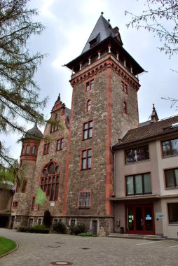 Goettingen, Aşağı Saksonya, Almanya - 01 Mayıs 2013: Goettingen, Aşağı Saksonya, Almanya Goethe Institut bina