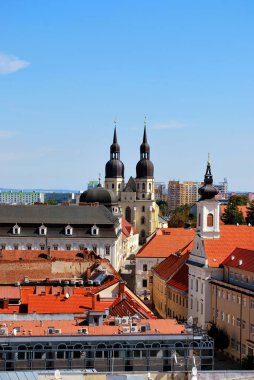 Aziz Nicolas Kilisesi, Slovakya ile Trnava tarihi merkezinin panorama görünüm