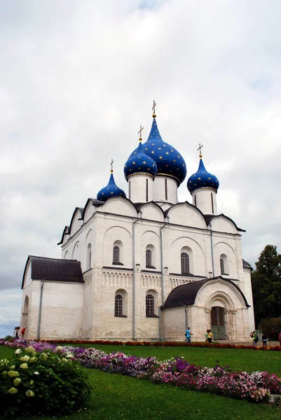 Suzdal Óblast Vladimir Rusia Agosto 2015 Catedral Natividad Theotokos Suzdal — Foto de Stock