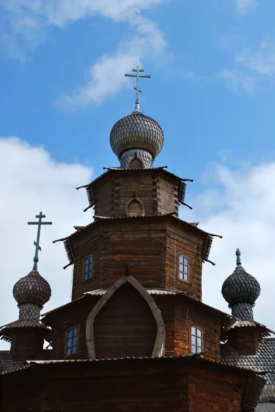 Velha Igreja Madeira Suzdal Região Vladimir Rússia — Fotografia de Stock