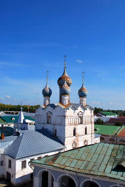 Iglesia Nuestro Salvador Mercado Rostov Grande Yaroslavl Oblast Rusia — Foto de Stock