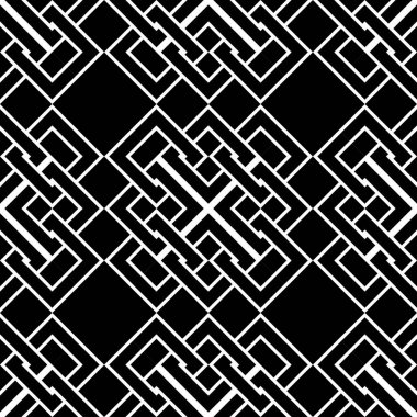 Kusursuz tek renkli geometrik desen dizaynı. Soyut arkaplan. vektör sanatı