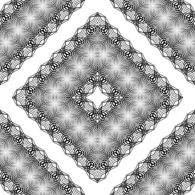 Tasarım sorunsuz tek renkli kılavuz deseni. Dekoratif arka plan. Vektör sanat. Hiçbir gradyan