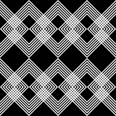 Kusursuz tek renkli geometrik desen dizaynı. Soyut arkaplan. vektör sanatı