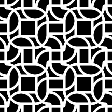 Tasarım Dikişsiz tek renkli geometrik desen. Özet satırları arka plan dokulu. Vektör sanat