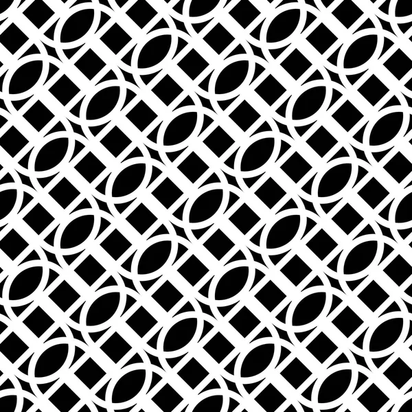 Design Nahtlosen Monochromen Gittermuster Abstrakte Linien Strukturierten Hintergrund Vektorkunst — Stockvektor