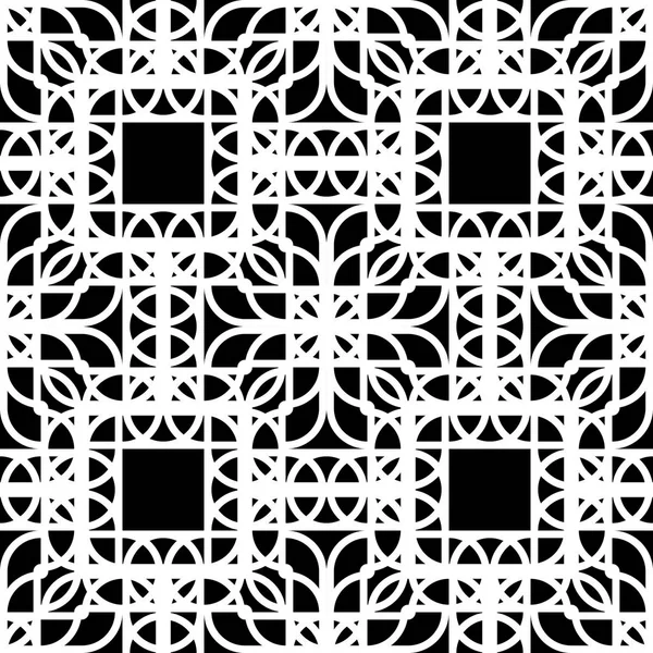 Дизайн Безшовного Монохромного Геометричного Візерунка Абстрактні Лінії Текстурованого Фону Векторне — стоковий вектор