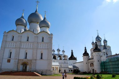 Rostov büyük, Yaroslavl Oblast, Rusya Federasyonu - 10 Ağustos 2015: Rostov Kremlin