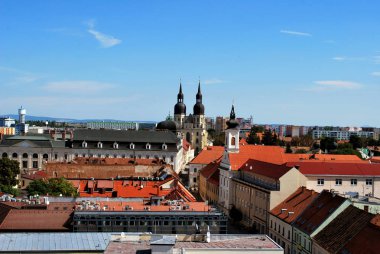 Aziz Nicolas Kilisesi, Slovakya ile Trnava tarihi merkezinin panorama görünüm