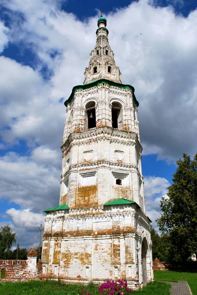 Antiga Bell Tower Kideksha Região Suzdal Vladimir Oblast Rússia — Fotografia de Stock