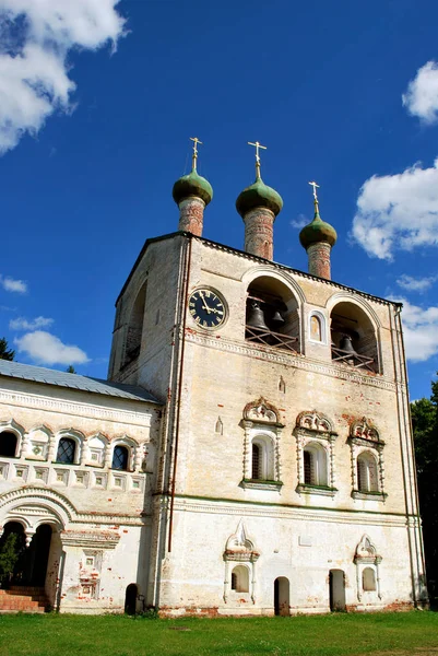 Campanário Mosteiro Borisoglebsky Rostov Grande Oblast Yaroslavl Rússia — Fotografia de Stock