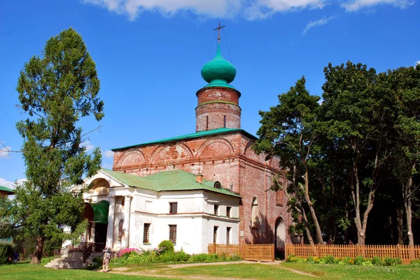 Rostov Grande Oblast Yaroslavl Rússia Agosto 2015 Mosteiro Borisoglebsky — Fotografia de Stock