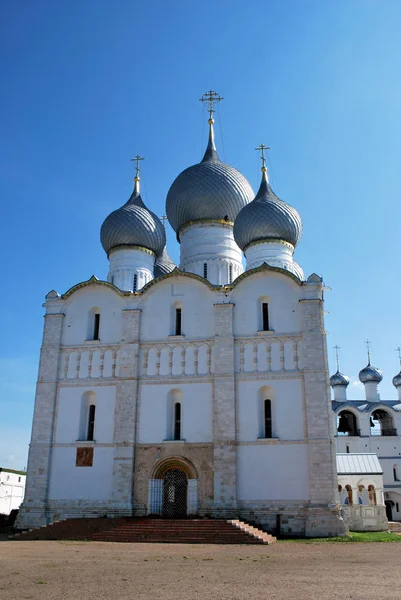 Rostov Kremlin Dormition Katedrali. Rostov büyük, Yaroslavl Oblast, Rusya Federasyonu
