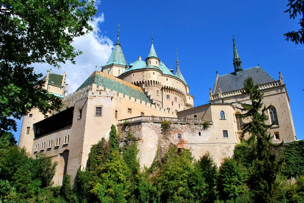 Bojnice, Slovakya - 10 Eylül 2018: Eski Bojnice kale