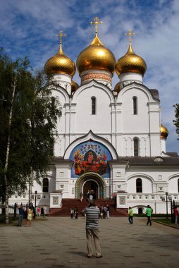 Yaroslavl, Rusya - 09 Ağustos 2015: Varsayım Katedrali