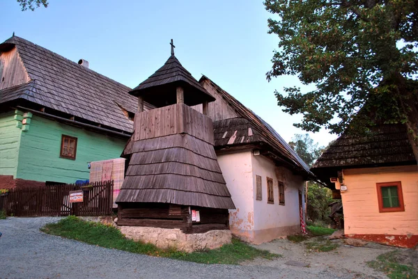 Vlkolinec, Ruzomberok, Eslovaquia - 10 de septiembre de 2018: Traditiona — Foto de Stock