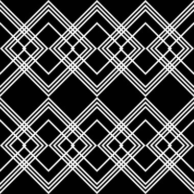 kesintisiz tek renkli geometrik desen tasarım