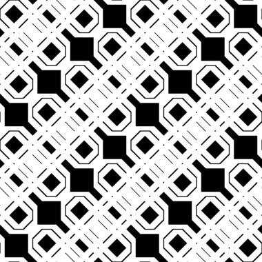 kesintisiz tek renkli geometrik desen tasarım