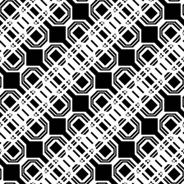 kesintisiz tek renkli geometrik desen tasarım