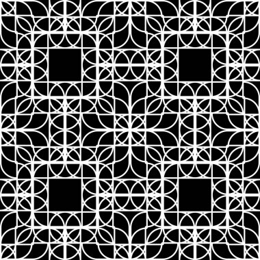 kesintisiz tek renkli geometrik desen tasarım