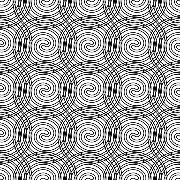 Diseño de patrón espiral sin costuras — Archivo Imágenes Vectoriales