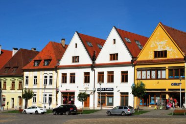 Bardejov, Slovakya - Eylül 12,2018: Bardejov tarihi 