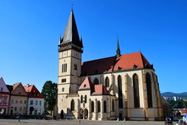 Bardejov, Slovakya - Eylül 12,2018: Bardejov tarihi 