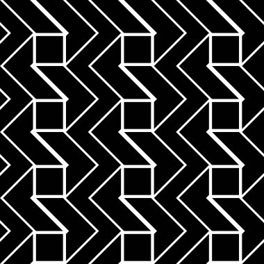 Sorunsuz tek renkli zikzak desen tasarım