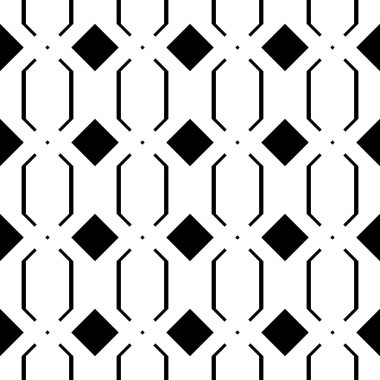 kesintisiz tek renkli geometrik desen tasarım