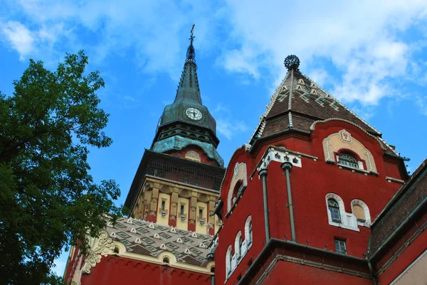 Il vecchio municipio di Subotica, Serbia — Foto Stock