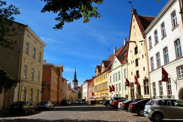 Tallinn, Estonia - 20 luglio 2012: La vista del vecchio storico — Foto Stock