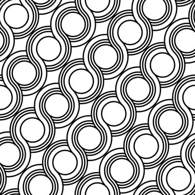 Sorunsuz sarmal bükülmüş desen tasarım