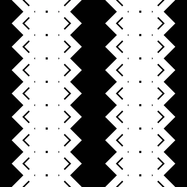 Tervezési varrat nélküli fekete-fehér cikk-cakk minta — Stock Vector