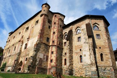 Banska Stiavnica, Slovakya - 14 Eylül 2018: Eski kale 