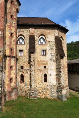 Banska Stiavnica, Slovakya - 14 Eylül 2018: Eski kale 