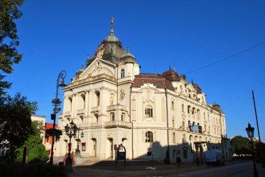 Kosice, Slovakya - 13 Eylül 2018: Devlet Tiyatrosu 