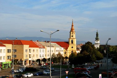 Zvolen, Slovakya - Eylül 14,2018: Z tarihi merkezinde