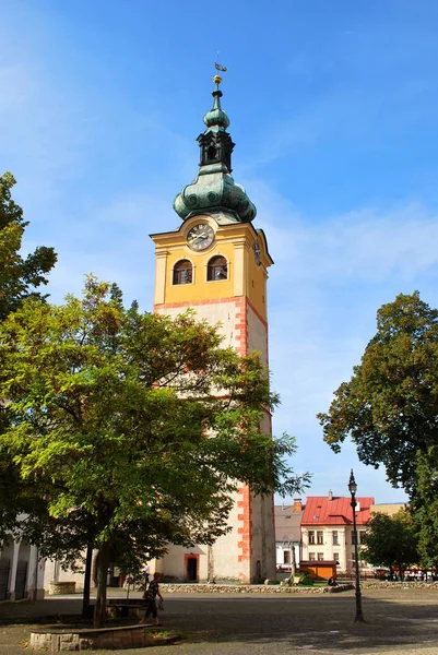 Banska Bystrica, Eslovaquia - 14 de septiembre de 2018: El viejo castillo en —  Fotos de Stock