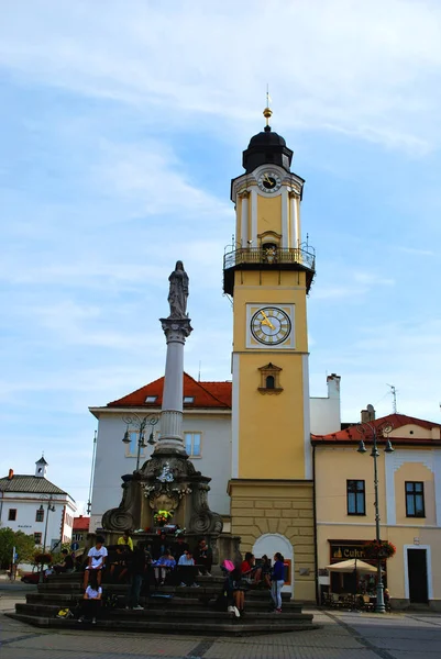 Banska Bystrica, Slowakije - September 14,2018: de historische ce — Stockfoto