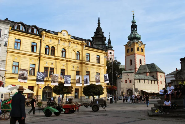 Banska Bystrica, Slowakije - September 14,2018: de historische ce — Stockfoto