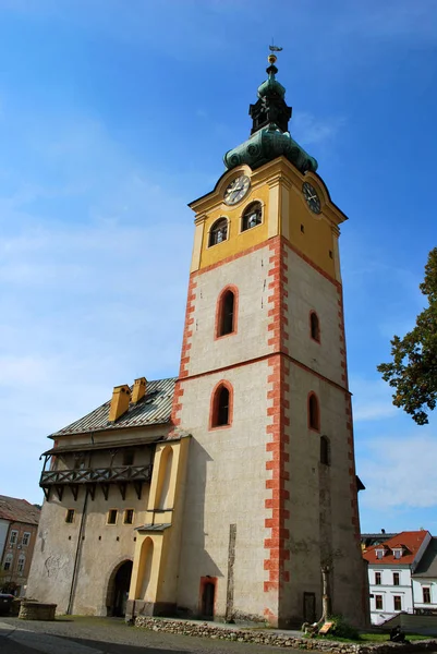 Banska Bystrica, Eslováquia - 14 de setembro de 2018: O velho castelo em — Fotografia de Stock